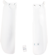 Lower Fork Covers for Inverted Forks - White 2009 - 2019