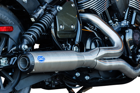 2-into-1 Qualifier Exhaust System - Stainless - Race Only - Indian Chief 2022 - 2024