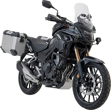 TRAX ADV Aluminum Case System - Silver - Honda CB/CBR/NX 500 \'13-\'24 2013 - 2024