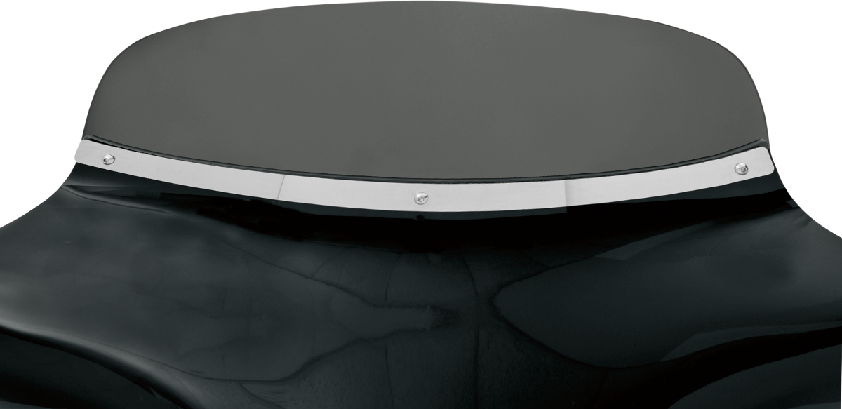 Fairing Windshield Trim - Stainless Steel - Polished - Slotted