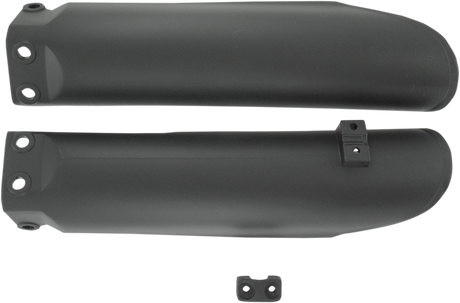 Lower Fork Covers for Inverted Forks - Black 2004 - 2012