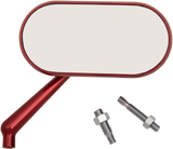 Mirror - Side View - Oval - Red - Right