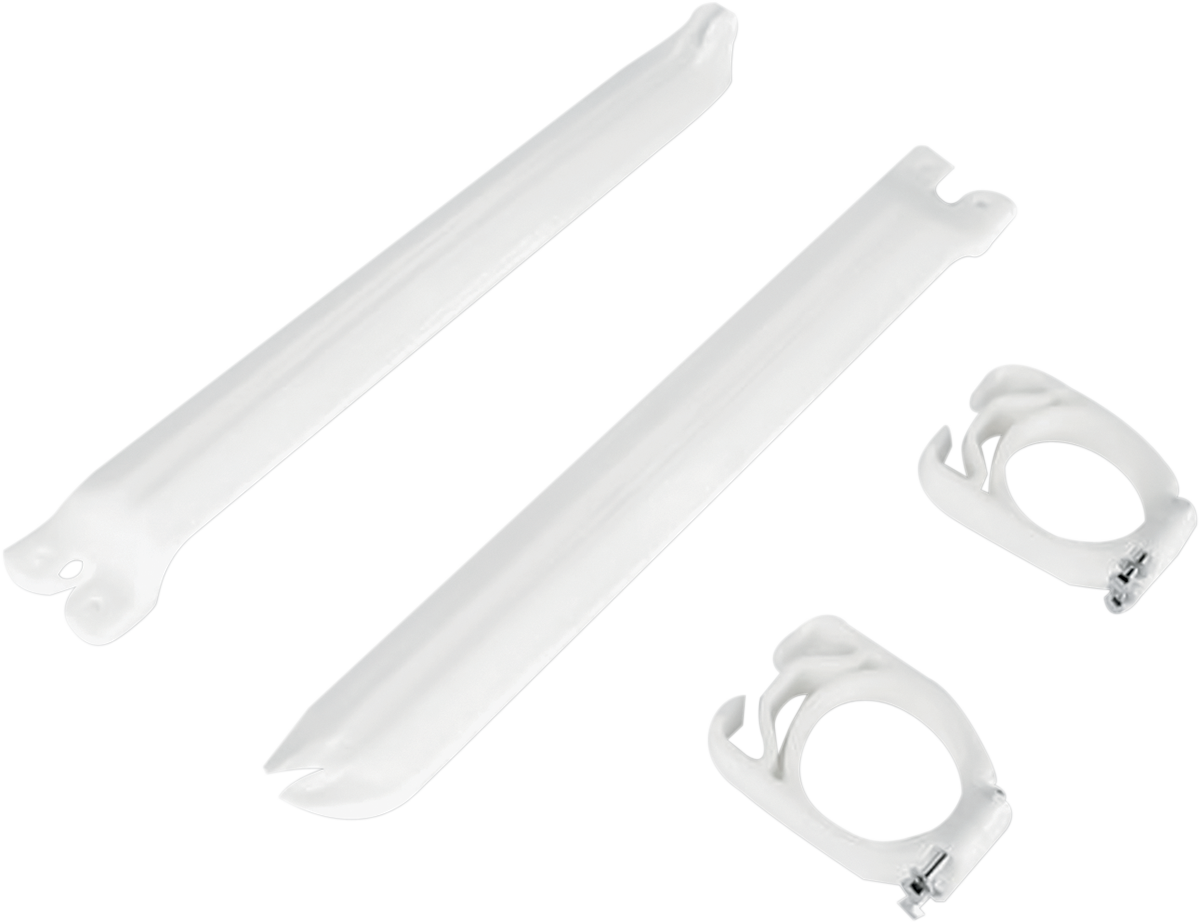 Fork Tube Protectors - White - KX - \'91-\'93 1991 - 1993