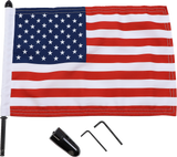 Flag Mount - Pinnacle Luggage Rack - 13\" Pole - 10\" X 15\" Flag