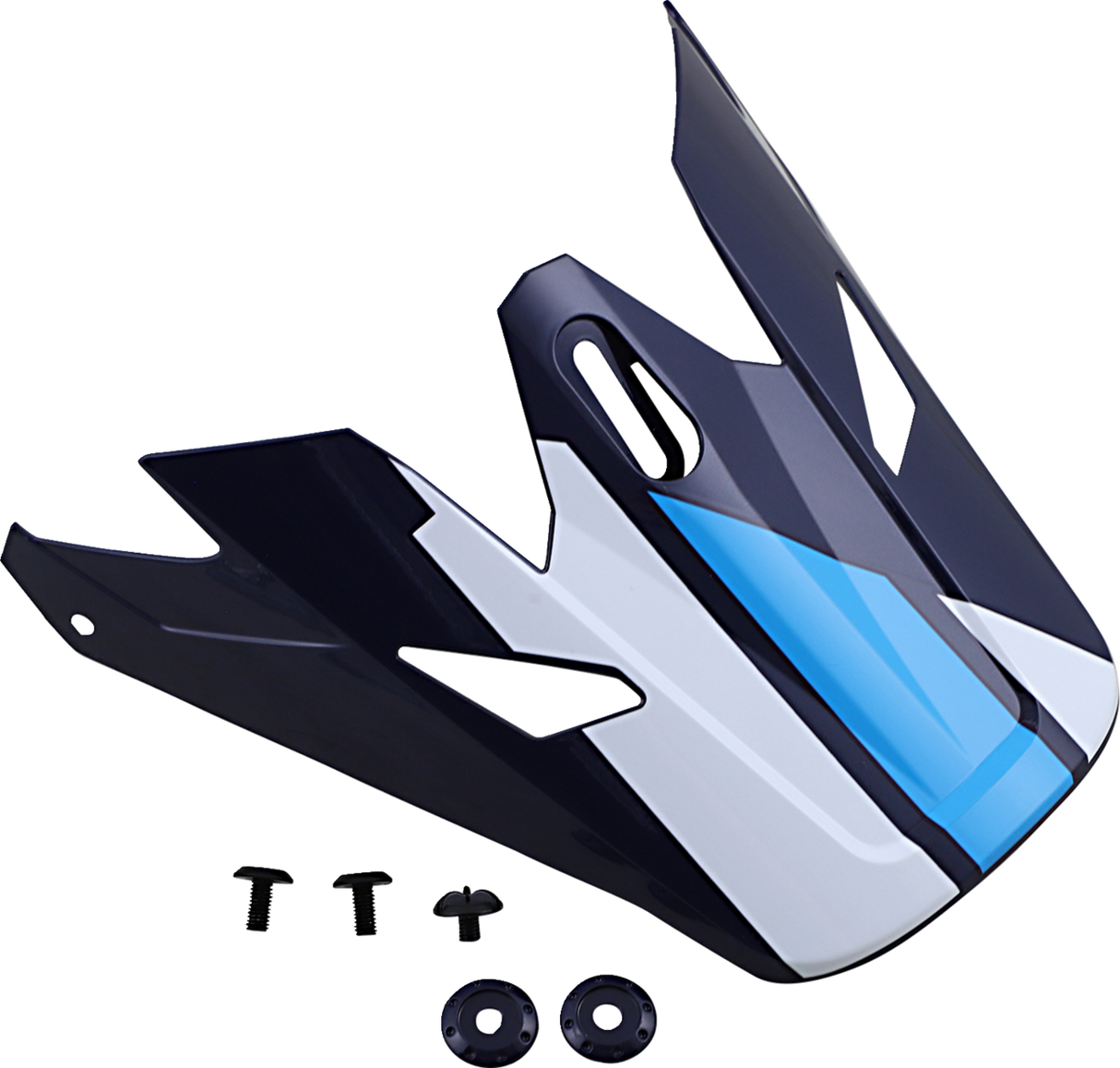 Rise Visor - Evac - Gloss Blue/White