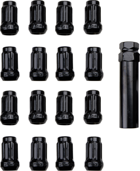 Lug Nut - Black - 12 mm
