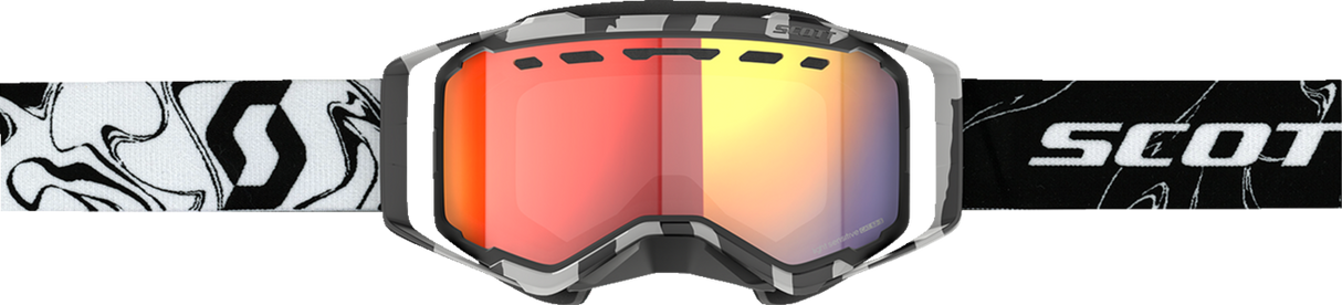 Prospect Snow Goggles - Light Sensitive - Marble Black/White - Red Chrome