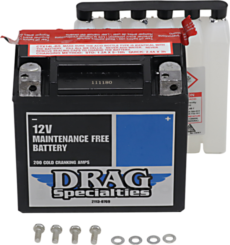 AGM Battery - YTX14LBSFT 2004 - 2023