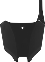 Front Number Plate - Black 2021 - 2023