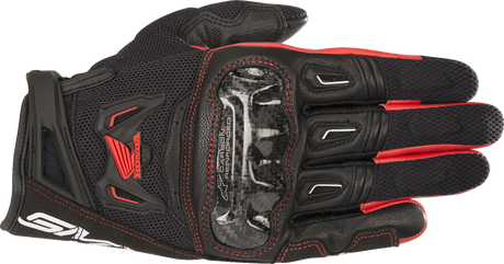 Honda SMX-2 Air Carbon V2 Gloves - Black/Red - Large