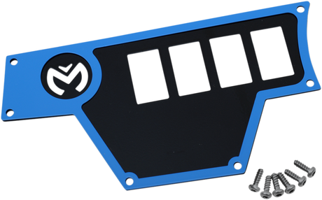 Dash Plate - Large - Left - Blue - 2015 - 2019