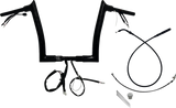 1-1/2\" EZ Install Pointed Top Handlebar - 12\" - Black 2023 - 2024