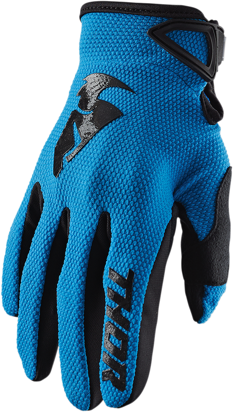 Youth Sector Gloves - Blue/Black - Large