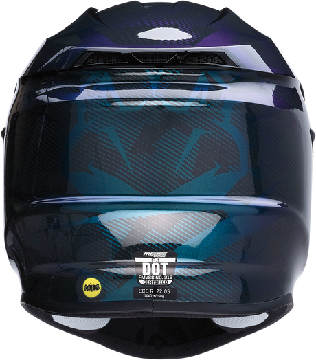 F.I. Helmet - Agroid Camo - MIPS® - Iridescent Blue - Medium