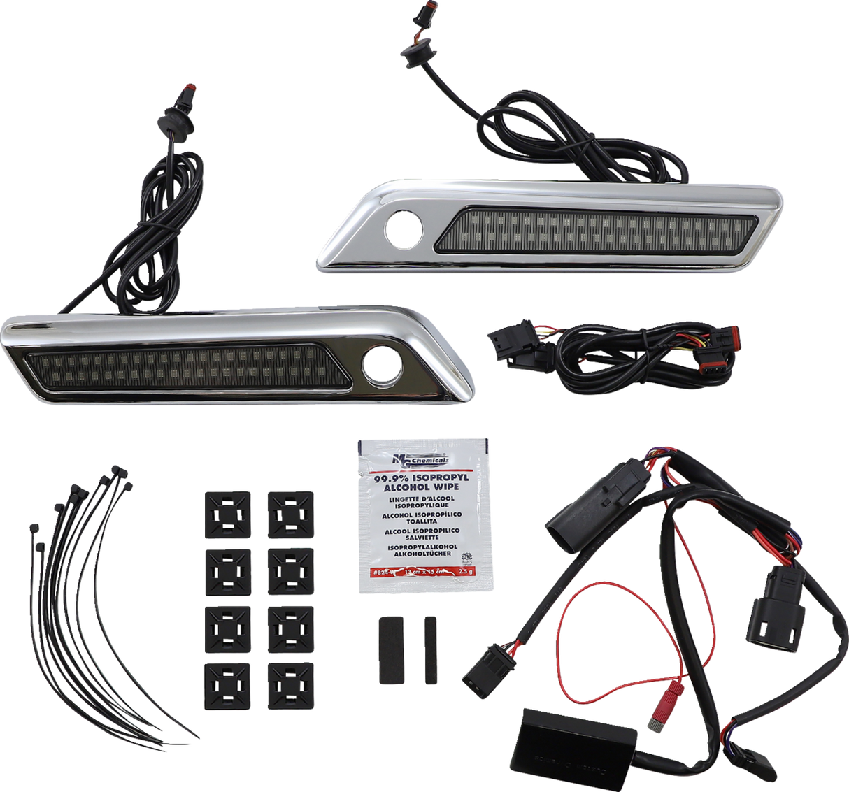 Latch Light - Saddlebag - Dual Color - Smoke - Chrome 2014 - 2024