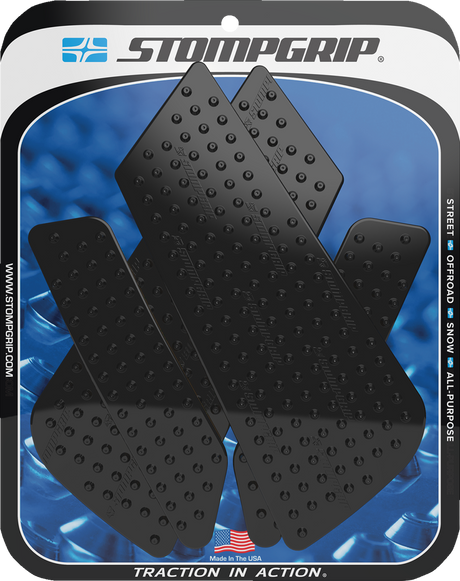 Traction Pad Tank Grips - Volcano - Black - S 1000 XR/M 1000 XR 2020 - 2025