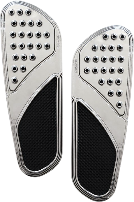 Front Floorboards - Chrome w/ Rubber Inserts 1984 - 2021