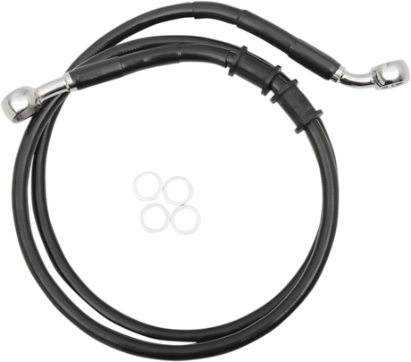 Brake Line - Front - +12\" - Black - XL 2014 - 2022