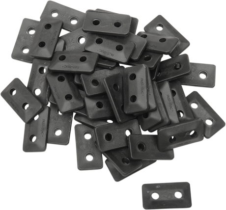 Backer Plates - Black - Twin - 48 Pack