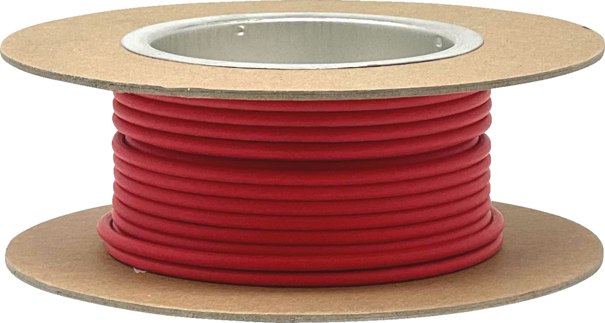 25\' GXL Wire Spool - 12 Gauge - Red