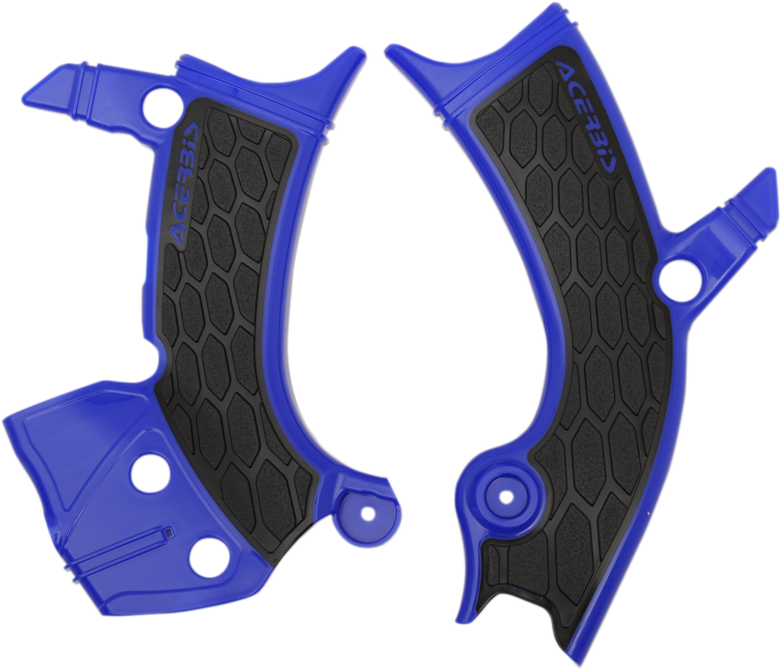 X-Grip Frame Guards - Blue/Black - Yamaha 2018 - 2023
