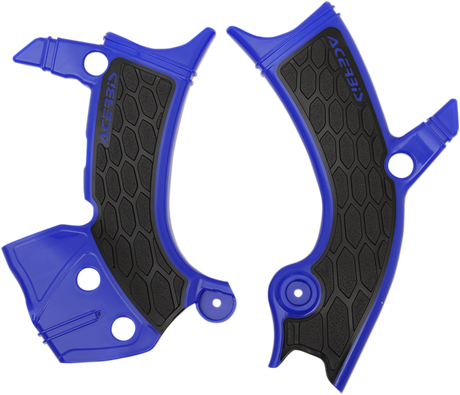 X-Grip Frame Guards - Blue/Black - Yamaha 2018 - 2023