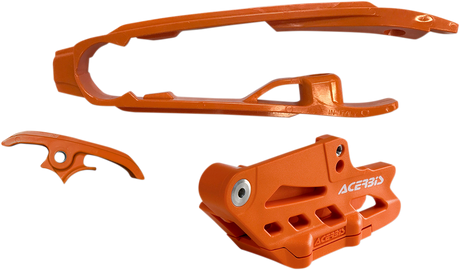 Chain Guide 2.0 and Slider Kit - Husqvarna/KTM/Gas Gas - Orange 2016 - 2023