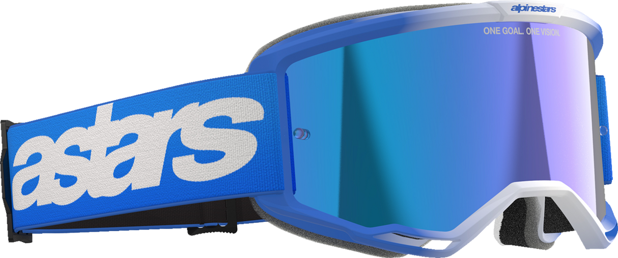 Vision 5 Goggle - Blaze - Blue - Blue Mirror Lens