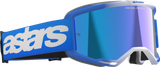 Vision 5 Goggle - Blaze - Blue - Blue Mirror Lens