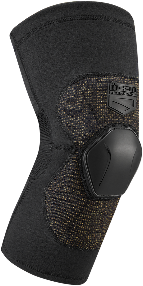 Field Armor™ Compression Knee Guards - Black - Large