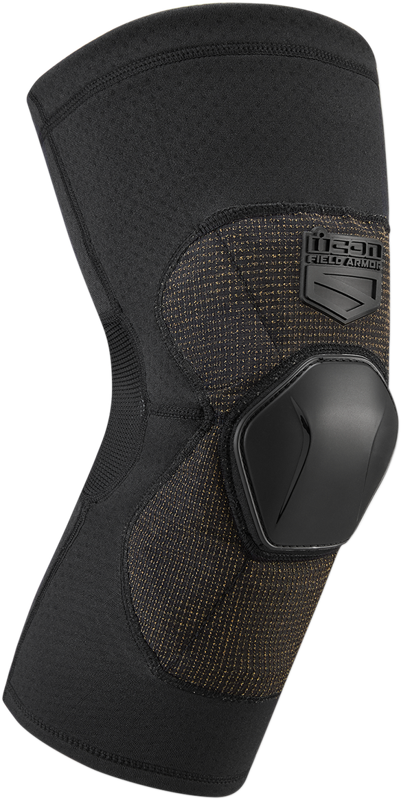 Field Armor™ Compression Knee Guards - Black - XL