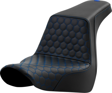 Step-Up Seat - Honeycomb - Blue Stitching - FL/FX \'18-\'24 2018 - 2024
