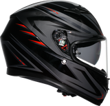 K3 Helmet - Syth - Black/Red - Small