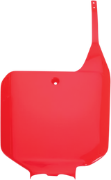 Front Number Plate - Red 1995 - 2001