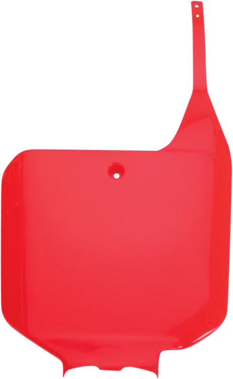 Front Number Plate - Red 1995 - 2001