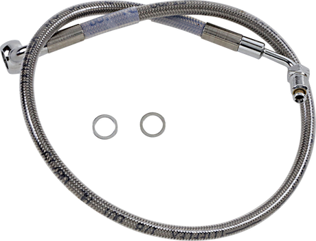 Brake Line - +2\" - Stainless Steel - \'18-\'21 Softail 2018 - 2020