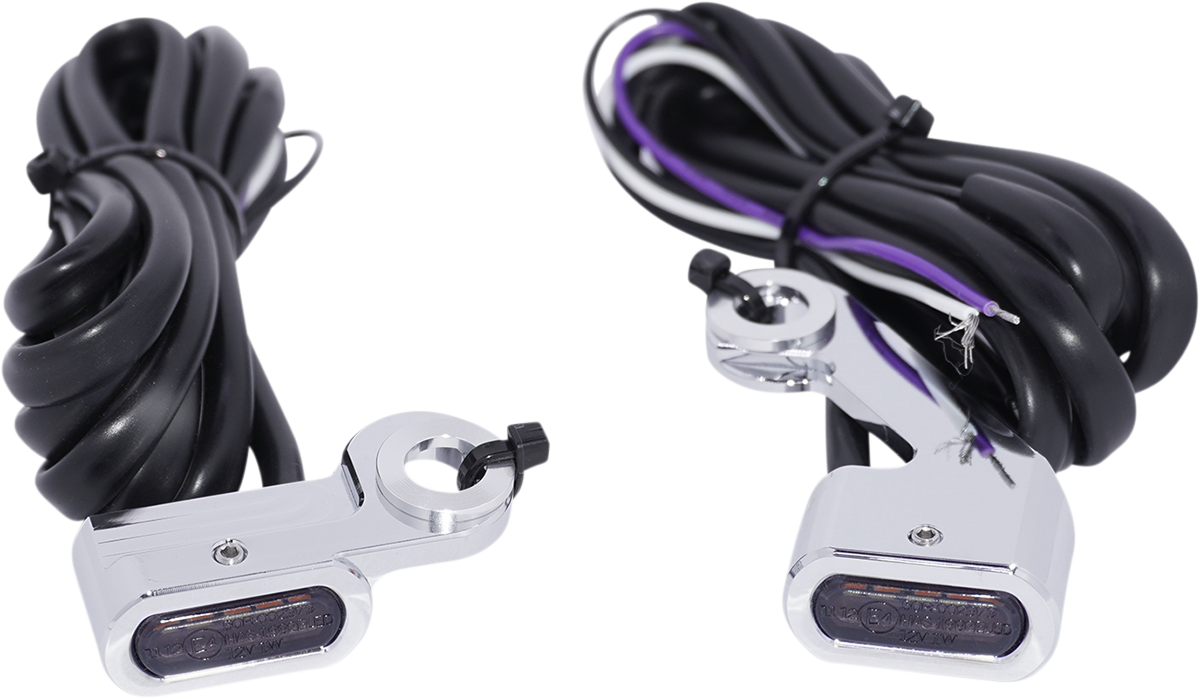 Marker Lights - Amber/White - Smoke Lens - Chrome 2009 - 2023