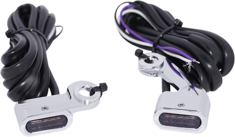 Marker Lights - Amber/White - Smoke Lens - Chrome 2009 - 2023