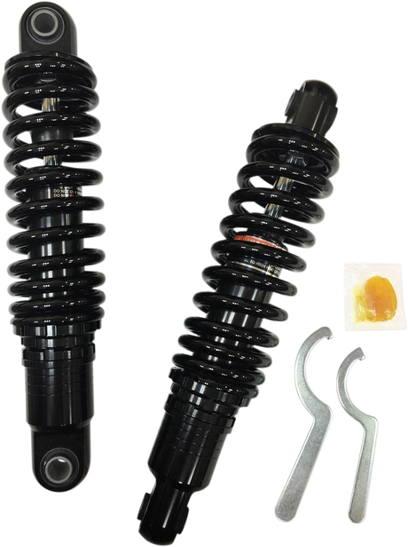 Premium Ride-Height Adjustable Shocks - Black - Heavy Duty - 12\" 1991 - 2017