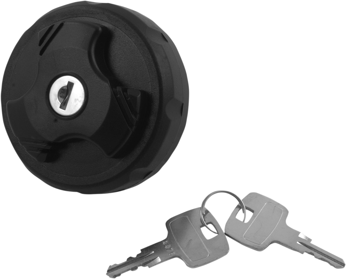Gas Cap - Locking - Black