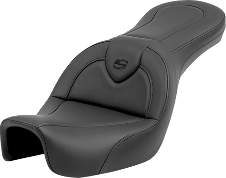 Roadsofa™ Seat - without Backrest - Black/Black Stitching - FXD \'06-\'17 2006 - 2017