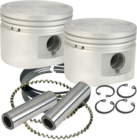 Piston Kit - for 80\" Stock or S&S Heads - 3.5\" - Standard 1984 - 1999