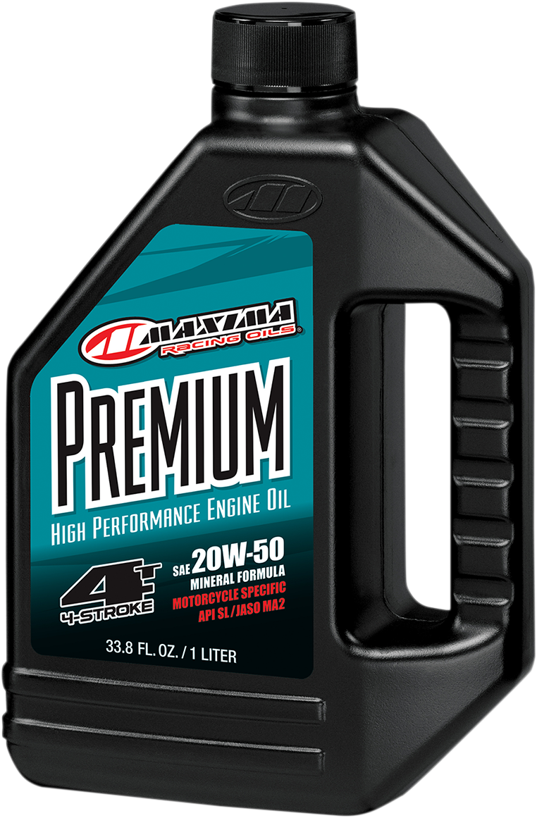 Premium High Performance Mineral 4T Engine Oil - 20W50 - 1L