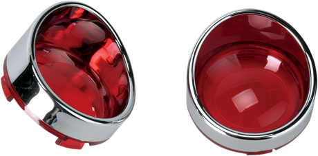 Visor-Style Bezel/Lenses - Red