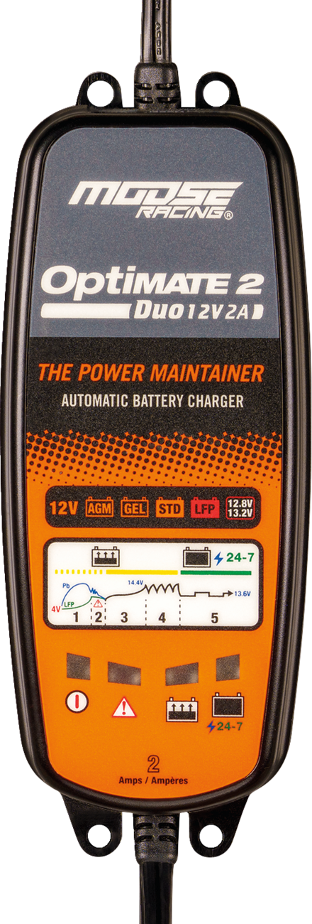 Battery Charger/Maintainer - Optimate 2 Duo
