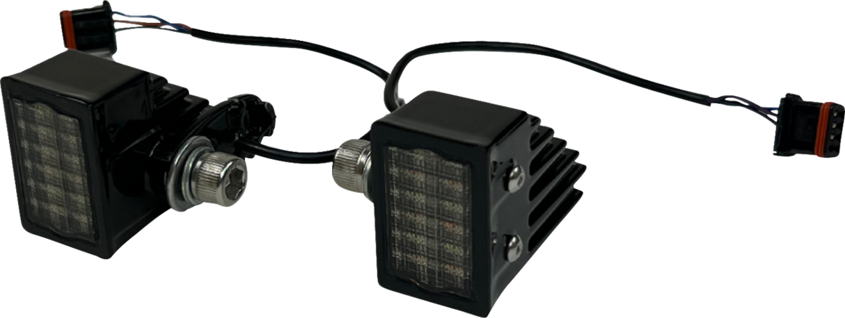 LED Turn Signals - Front - Gloss Black 2022 - 2025