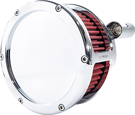 BA Air Cleaner Kit - Chrome with Red Filter - Twin Cam 2014 - 2015