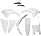 5 Piece Replica Body Kit - Black/White - CRF 250RX/450RX 2021 - 2024