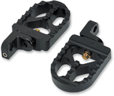 Adjustable Serrated Long Footpegs - Black - XL 2007 - 2019
