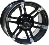 Wheel - Roll\'n 104 - Front/Rear - Machined Black - 14x7 - 4/110 - 5+2 1987 - 2020